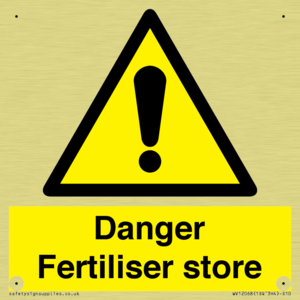 Danger Fertiliser store